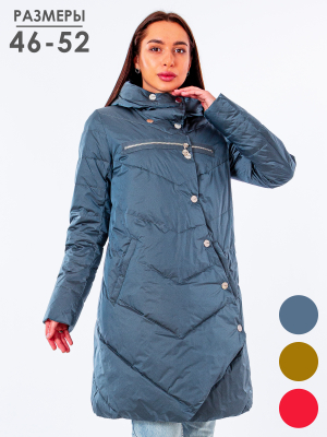  Женская Полупальто женское зимнее Дилиса - Цвет Синий от интернет-магазина женской одежды МегаТренд. Полупальто женское зимнее Дилиса - Цвет Синий лучшего качества, эксклюзивные предложения и акции, доставка во все регионы России