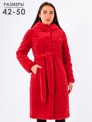  Женская Шуба женская зимняя Banicota - Цвет Красный от интернет-магазина женской одежды МегаТренд. Шуба женская зимняя Banicota - Цвет Красный лучшего качества, эксклюзивные предложения и акции, доставка во все регионы России