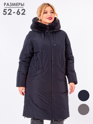  Женская Пальто женское зимнее Plist - Цвет Темно-синий от интернет-магазина женской одежды МегаТренд. Пальто женское зимнее Plist - Цвет Темно-синий лучшего качества, эксклюзивные предложения и акции, доставка во все регионы России