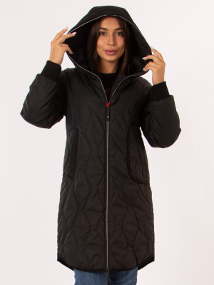  Женская Полупальто женское демисезонное Towmy - Цвет Черный от интернет-магазина женской одежды МегаТренд. Полупальто женское демисезонное Towmy - Цвет Черный лучшего качества, эксклюзивные предложения и акции, доставка во все регионы России