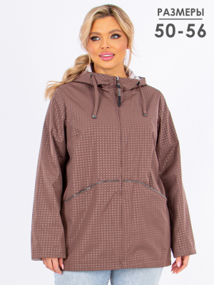  Женская Ветровка женская летняя Melisaciti - Цвет Коричневый от интернет-магазина женской одежды МегаТренд. Ветровка женская летняя Melisaciti - Цвет Коричневый лучшего качества, эксклюзивные предложения и акции, доставка во все регионы России