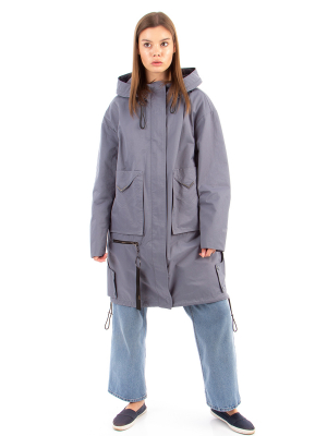  Женская Полупальто женское демисезонное Gessica Sabrina - Цвет Голубой от интернет-магазина женской одежды МегаТренд. Полупальто женское демисезонное Gessica Sabrina - Цвет Голубой лучшего качества, эксклюзивные предложения и акции, доставка во все регионы России