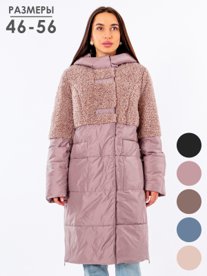  Женская Пальто женское зимнее Дилиса - Цвет Розовый от интернет-магазина женской одежды МегаТренд. Пальто женское зимнее Дилиса - Цвет Розовый лучшего качества, эксклюзивные предложения и акции, доставка во все регионы России