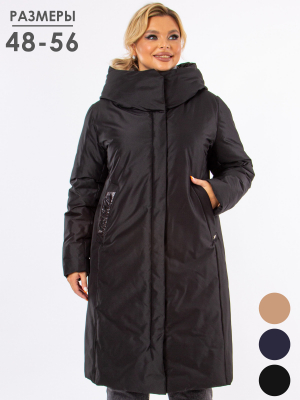  Женская Пальто зимнее Clasna - Цвет Черный от интернет-магазина женской одежды МегаТренд. Пальто зимнее Clasna - Цвет Черный лучшего качества, эксклюзивные предложения и акции, доставка во все регионы России