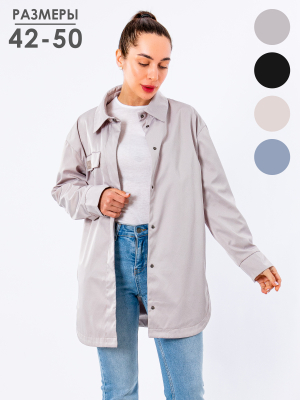  Женская Ветровка женская летняя Lusskiri - Цвет Светло-серый от интернет-магазина женской одежды МегаТренд. Ветровка женская летняя Lusskiri - Цвет Светло-серый лучшего качества, эксклюзивные предложения и акции, доставка во все регионы России