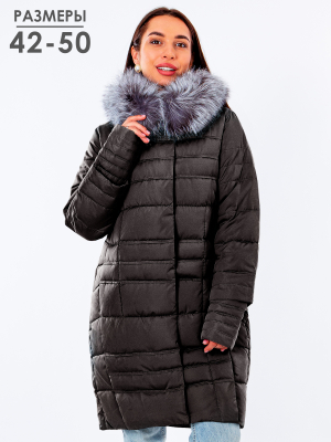  Женская Пальто женское зимнее Finebabycat - Цвет Черный от интернет-магазина женской одежды МегаТренд. Пальто женское зимнее Finebabycat - Цвет Черный лучшего качества, эксклюзивные предложения и акции, доставка во все регионы России