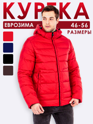  Женская Куртка мужская зимняя Indaco - Цвет Красный от интернет-магазина женской одежды МегаТренд. Куртка мужская зимняя Indaco - Цвет Красный лучшего качества, эксклюзивные предложения и акции, доставка во все регионы России