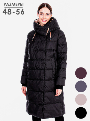  Женская Пальто женское зимнее Дилиса - Цвет Черный от интернет-магазина женской одежды МегаТренд. Пальто женское зимнее Дилиса - Цвет Черный лучшего качества, эксклюзивные предложения и акции, доставка во все регионы России