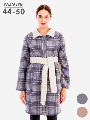  Женская Шуба женская демисезонная Banicota - Цвет Темно-серый от интернет-магазина женской одежды МегаТренд. Шуба женская демисезонная Banicota - Цвет Темно-серый лучшего качества, эксклюзивные предложения и акции, доставка во все регионы России