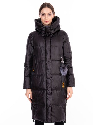  Женская Пальто женское зимнее Visdeer - Цвет Черный от интернет-магазина женской одежды МегаТренд. Пальто женское зимнее Visdeer - Цвет Черный лучшего качества, эксклюзивные предложения и акции, доставка во все регионы России
