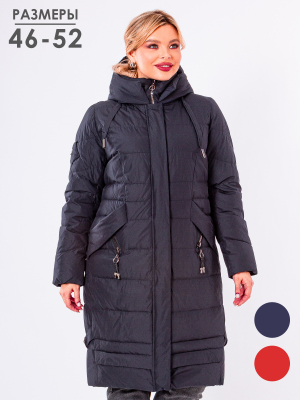  Женская Пальто женское зимнее Mishele - Цвет Синий от интернет-магазина женской одежды МегаТренд. Пальто женское зимнее Mishele - Цвет Синий лучшего качества, эксклюзивные предложения и акции, доставка во все регионы России