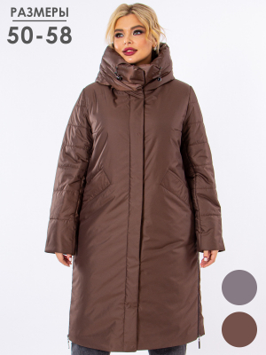  Женская Пальто женское зимнее Дилиса - Цвет Коричневый от интернет-магазина женской одежды МегаТренд. Пальто женское зимнее Дилиса - Цвет Коричневый лучшего качества, эксклюзивные предложения и акции, доставка во все регионы России