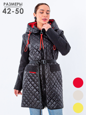  Женская Полупальто женское демисезонное Towmy - Цвет Красный от интернет-магазина женской одежды МегаТренд. Полупальто женское демисезонное Towmy - Цвет Красный лучшего качества, эксклюзивные предложения и акции, доставка во все регионы России