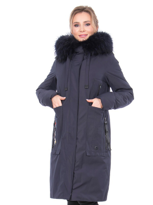  Женская Парка женская зимняя Gessica Sabrina - Цвет Синий от интернет-магазина женской одежды МегаТренд. Парка женская зимняя Gessica Sabrina - Цвет Синий лучшего качества, эксклюзивные предложения и акции, доставка во все регионы России