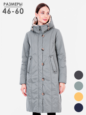  Женская Пальто женское зимнее Mishele - Цвет Олива от интернет-магазина женской одежды МегаТренд. Пальто женское зимнее Mishele - Цвет Олива лучшего качества, эксклюзивные предложения и акции, доставка во все регионы России