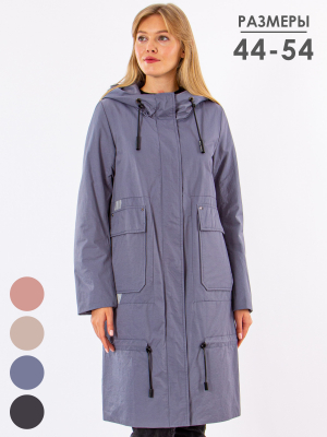  Женская Пальто женское демисезонное Mishele - Цвет Голубой от интернет-магазина женской одежды МегаТренд. Пальто женское демисезонное Mishele - Цвет Голубой лучшего качества, эксклюзивные предложения и акции, доставка во все регионы России