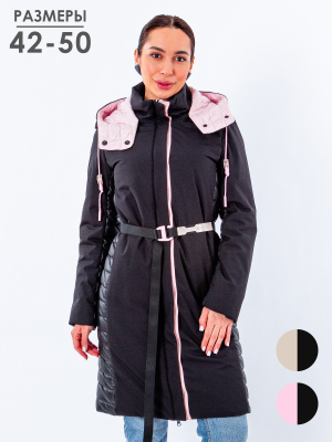  Женская Пальто женское демисезонное Towmy - Цвет Розовый от интернет-магазина женской одежды МегаТренд. Пальто женское демисезонное Towmy - Цвет Розовый лучшего качества, эксклюзивные предложения и акции, доставка во все регионы России