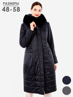  Женская Пальто женское зимнее Дилиса - Цвет Темно-синий от интернет-магазина женской одежды МегаТренд. Пальто женское зимнее Дилиса - Цвет Темно-синий лучшего качества, эксклюзивные предложения и акции, доставка во все регионы России