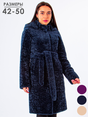  Женская Шуба женская зимняя Banicota - Цвет Синий от интернет-магазина женской одежды МегаТренд. Шуба женская зимняя Banicota - Цвет Синий лучшего качества, эксклюзивные предложения и акции, доставка во все регионы России