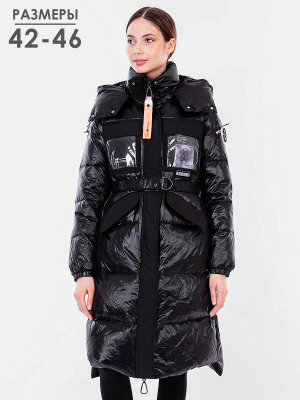  Женская Пальто женское зимнее Yimosis - Цвет Черный от интернет-магазина женской одежды МегаТренд. Пальто женское зимнее Yimosis - Цвет Черный лучшего качества, эксклюзивные предложения и акции, доставка во все регионы России