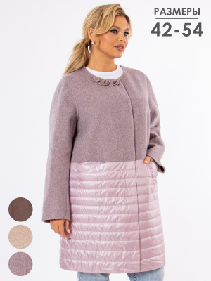  Женская Полупальто женское демисезонное Chiago - Цвет Розовый от интернет-магазина женской одежды МегаТренд. Полупальто женское демисезонное Chiago - Цвет Розовый лучшего качества, эксклюзивные предложения и акции, доставка во все регионы России