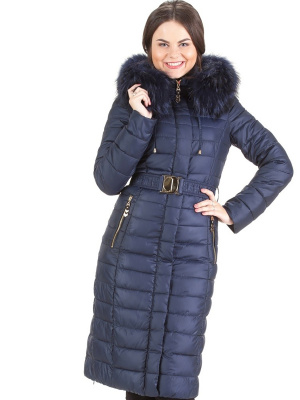  Женская Пальто женское зимнее Towmy - Цвет Синий от интернет-магазина женской одежды МегаТренд. Пальто женское зимнее Towmy - Цвет Синий лучшего качества, эксклюзивные предложения и акции, доставка во все регионы России