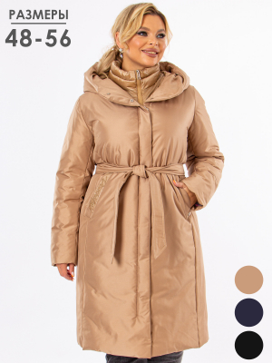  Женская Пальто зимнее Clasna - Цвет Бежевый от интернет-магазина женской одежды МегаТренд. Пальто зимнее Clasna - Цвет Бежевый лучшего качества, эксклюзивные предложения и акции, доставка во все регионы России