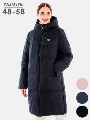 Женская Пальто женское зимнее Дилиса - Цвет Темно-синий от интернет-магазина женской одежды МегаТренд. Пальто женское зимнее Дилиса - Цвет Темно-синий лучшего качества, эксклюзивные предложения и акции, доставка во все регионы России