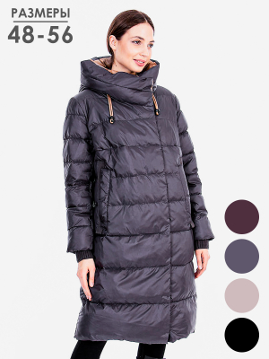  Женская Пальто женское зимнее Дилиса - Цвет Графит от интернет-магазина женской одежды МегаТренд. Пальто женское зимнее Дилиса - Цвет Графит лучшего качества, эксклюзивные предложения и акции, доставка во все регионы России