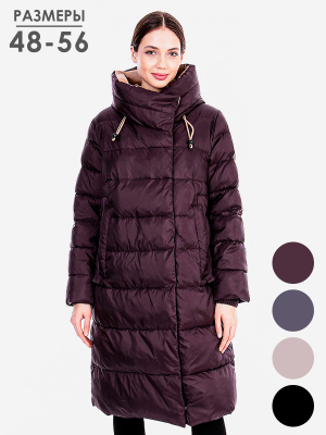  Женская Пальто женское зимнее Дилиса - Цвет Бордовый от интернет-магазина женской одежды МегаТренд. Пальто женское зимнее Дилиса - Цвет Бордовый лучшего качества, эксклюзивные предложения и акции, доставка во все регионы России
