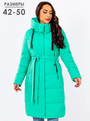  Женская Пальто женское зимнее Towmy - Цвет Зеленый от интернет-магазина женской одежды МегаТренд. Пальто женское зимнее Towmy - Цвет Зеленый лучшего качества, эксклюзивные предложения и акции, доставка во все регионы России