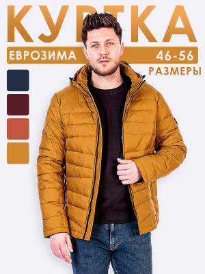  Женская Куртка мужская зимняя Indaco - Цвет Охра от интернет-магазина женской одежды МегаТренд. Куртка мужская зимняя Indaco - Цвет Охра лучшего качества, эксклюзивные предложения и акции, доставка во все регионы России