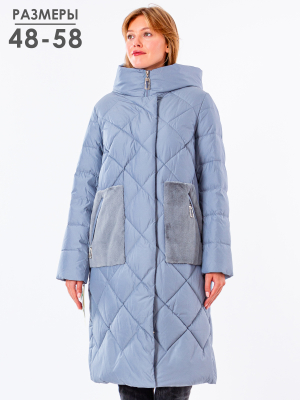  Женская Пальто женское зимнее Daser - Цвет Голубой от интернет-магазина женской одежды МегаТренд. Пальто женское зимнее Daser - Цвет Голубой лучшего качества, эксклюзивные предложения и акции, доставка во все регионы России