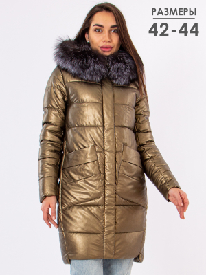  Женская Полупальто женское зимнее Lora Duvetti - Цвет Желтый от интернет-магазина женской одежды МегаТренд. Полупальто женское зимнее Lora Duvetti - Цвет Желтый лучшего качества, эксклюзивные предложения и акции, доставка во все регионы России