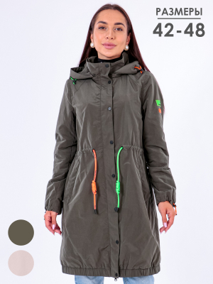  Женская Плащ женский летний Towmy - Цвет Хаки от интернет-магазина женской одежды МегаТренд. Плащ женский летний Towmy - Цвет Хаки лучшего качества, эксклюзивные предложения и акции, доставка во все регионы России