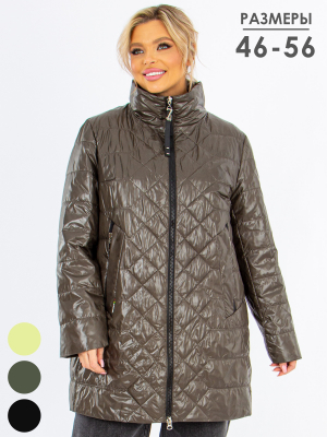  Женская Полупальто женское демисезонное Lusskiri - Цвет Хаки от интернет-магазина женской одежды МегаТренд. Полупальто женское демисезонное Lusskiri - Цвет Хаки лучшего качества, эксклюзивные предложения и акции, доставка во все регионы России