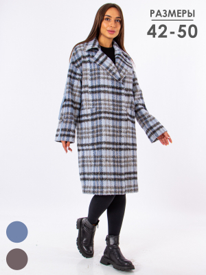  Женская Пальто женское демисезонное Chiago - Цвет Голубой от интернет-магазина женской одежды МегаТренд. Пальто женское демисезонное Chiago - Цвет Голубой лучшего качества, эксклюзивные предложения и акции, доставка во все регионы России