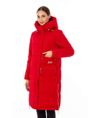  Женская Пальто женское зимнее Visdeer - Цвет Красный от интернет-магазина женской одежды МегаТренд. Пальто женское зимнее Visdeer - Цвет Красный лучшего качества, эксклюзивные предложения и акции, доставка во все регионы России