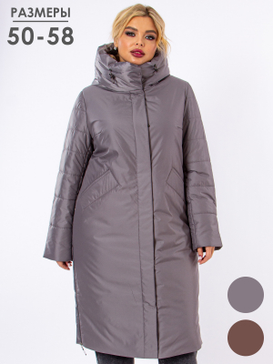  Женская Пальто женское зимнее Дилиса - Цвет Светло-серый от интернет-магазина женской одежды МегаТренд. Пальто женское зимнее Дилиса - Цвет Светло-серый лучшего качества, эксклюзивные предложения и акции, доставка во все регионы России