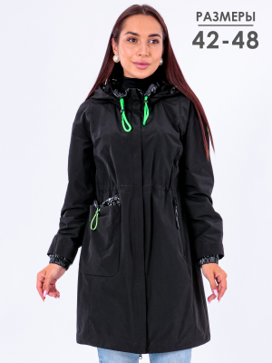  Женская Плащ женский летний Towmy - Цвет Черный от интернет-магазина женской одежды МегаТренд. Плащ женский летний Towmy - Цвет Черный лучшего качества, эксклюзивные предложения и акции, доставка во все регионы России