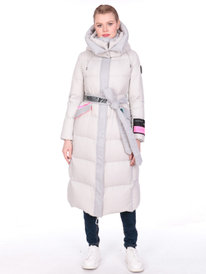  Женская Пуховик зимний Yimosis - Цвет Светло-серый от интернет-магазина женской одежды МегаТренд. Пуховик зимний Yimosis - Цвет Светло-серый лучшего качества, эксклюзивные предложения и акции, доставка во все регионы России