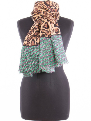 Палантин Палантин - Цвет Зеленый купить в интернет-магазине МегаТренд  Женская Палантин Палантин - Цвет Зеленый от интернет-магазина женской одежды МегаТренд. Палантин Палантин - Цвет Зеленый лучшего качества, эксклюзивные предложения и акции, доставка во все регионы России