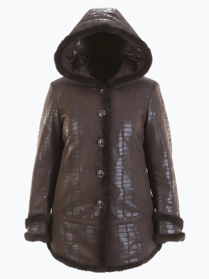  Женская Дубленка женская зимняя Towmy - Цвет Коричневый от интернет-магазина женской одежды МегаТренд. Дубленка женская зимняя Towmy - Цвет Коричневый лучшего качества, эксклюзивные предложения и акции, доставка во все регионы России