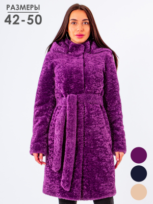  Женская Шуба женская зимняя Banicota - Цвет Сирень от интернет-магазина женской одежды МегаТренд. Шуба женская зимняя Banicota - Цвет Сирень лучшего качества, эксклюзивные предложения и акции, доставка во все регионы России