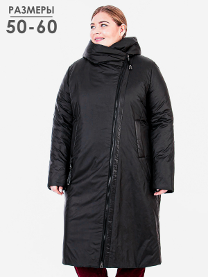  Женская Пальто женское зимнее Дилиса - Цвет Черный от интернет-магазина женской одежды МегаТренд. Пальто женское зимнее Дилиса - Цвет Черный лучшего качества, эксклюзивные предложения и акции, доставка во все регионы России