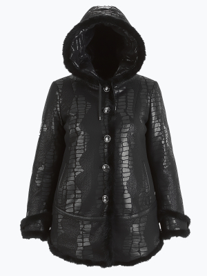  Женская Дубленка женская зимняя Towmy - Цвет Черный от интернет-магазина женской одежды МегаТренд. Дубленка женская зимняя Towmy - Цвет Черный лучшего качества, эксклюзивные предложения и акции, доставка во все регионы России