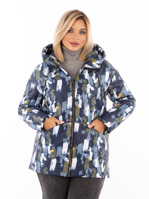  Женская Куртка женская демисезонная Melisaciti - Цвет Синий от интернет-магазина женской одежды МегаТренд. Куртка женская демисезонная Melisaciti - Цвет Синий лучшего качества, эксклюзивные предложения и акции, доставка во все регионы России