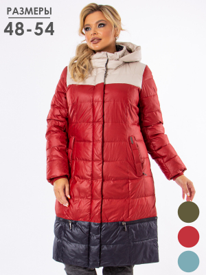  Женская Пальто женское зимнее Mishele - Цвет Терракот от интернет-магазина женской одежды МегаТренд. Пальто женское зимнее Mishele - Цвет Терракот лучшего качества, эксклюзивные предложения и акции, доставка во все регионы России