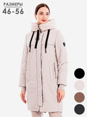  Женская Полупальто женское зимнее Дилиса - Цвет Бежевый от интернет-магазина женской одежды МегаТренд. Полупальто женское зимнее Дилиса - Цвет Бежевый лучшего качества, эксклюзивные предложения и акции, доставка во все регионы России
