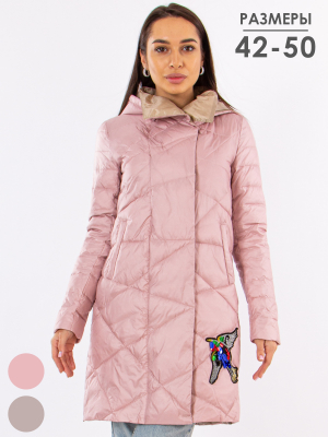  Женская Полупальто женское демисезонное Zilanliya - Цвет Розовый от интернет-магазина женской одежды МегаТренд. Полупальто женское демисезонное Zilanliya - Цвет Розовый лучшего качества, эксклюзивные предложения и акции, доставка во все регионы России